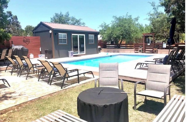 Entire boutique resort! 9 cabins on 2 gated acres with pool!
