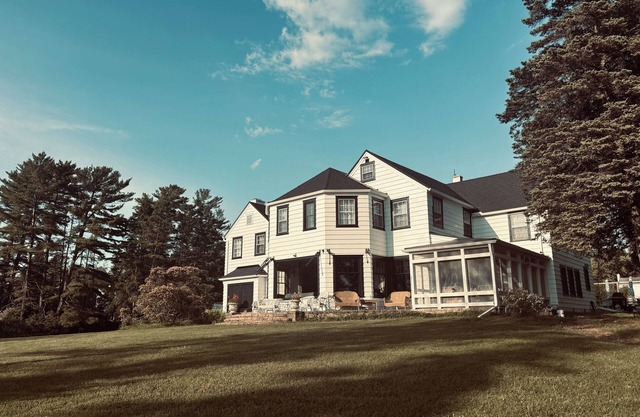 Experience Island Estate, a grand historic home, downtown LaPointe, 9 bed 7bath