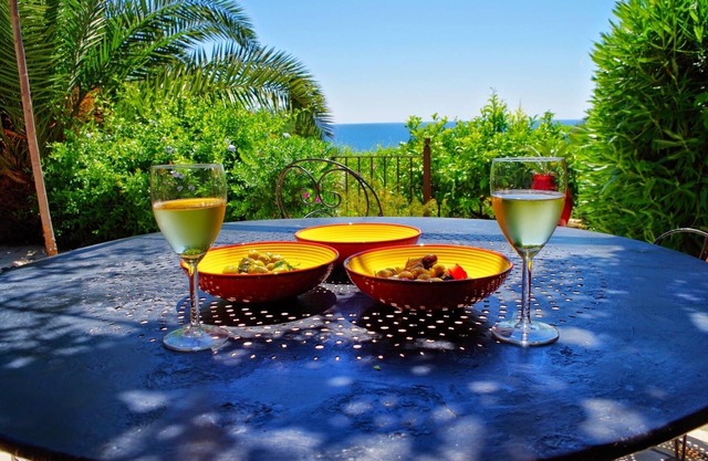 Facing the sea, charming house with a garden and terrace. Direct access to the sea