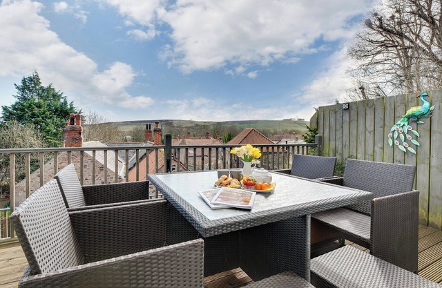 Family friendly holiday home with views to the Cheviot Hills.