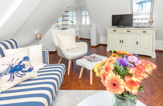 Family-friendly vacation apartment for 4 people with swimming pool and sauna.