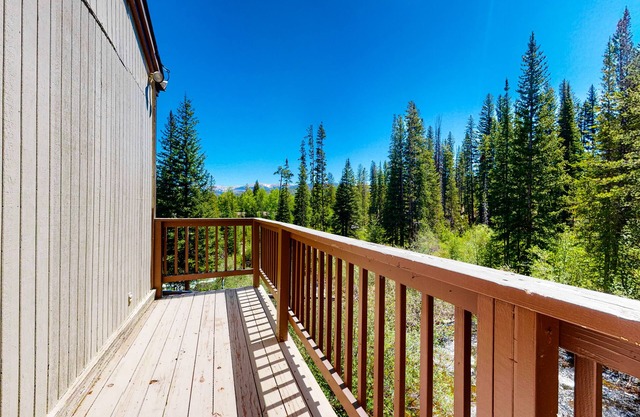 Fantastic mountain condo near the slopes with creek views