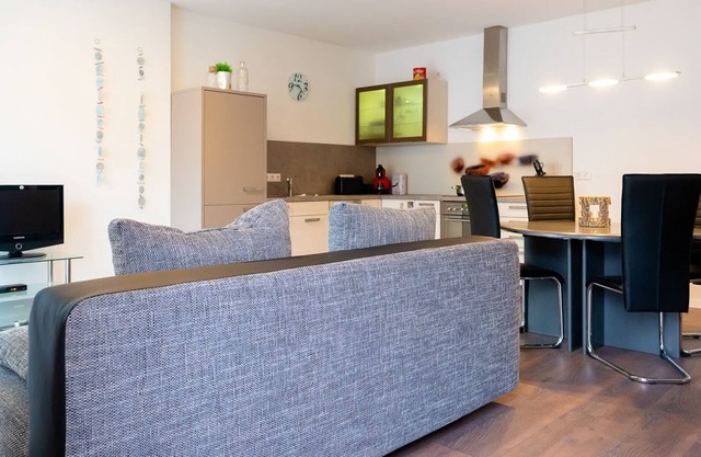 Ferienwohnung 46qm, 1 Schlafzimmer mit Fußbodenheizung für max. 2 Personen
