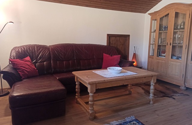 Fewo am Glückswegerl für 1-2 Personen, 62 qm, Wohnzimmr, Schlafzimmer, Küche, Bad, Wlan