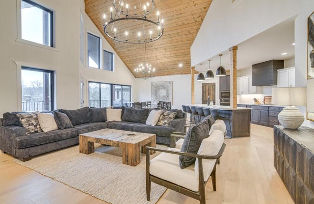 Fireplace and Lake Access Waterfront Branson Escape