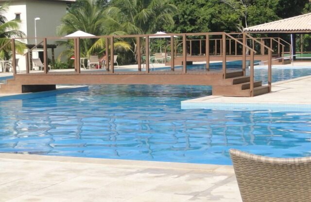 Flat with 03 suites, furnished, WIFI, bed linen, pool, barbecue