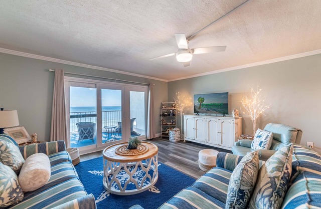 Flip Flops & Sunsets Mariner West 605-Beachfront-1bd-2ba! Very Private Oceanfront Balcony