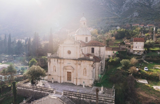 Front line Cathedral house in the Bay of Kotor!