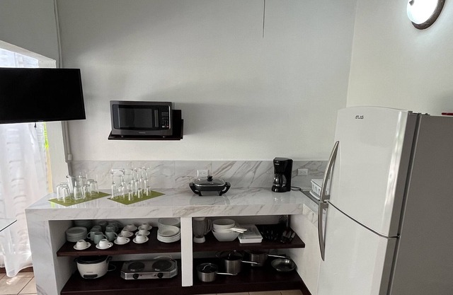 Full equipped space, with great location, and pool.