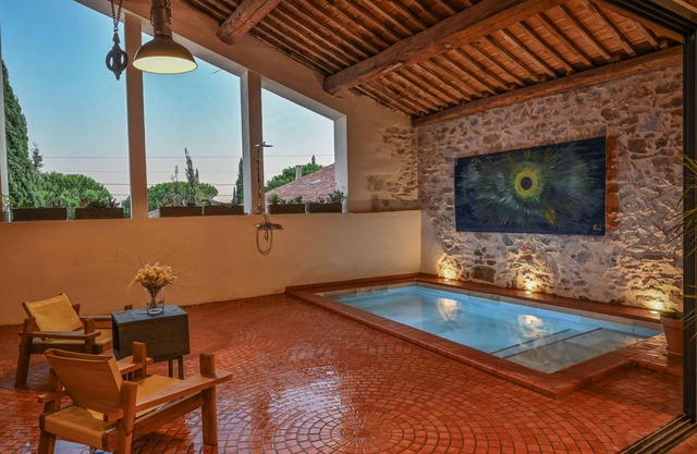 Fully furnished 4 bedroom/4 bath weekly vacation rental with pool and terraces.