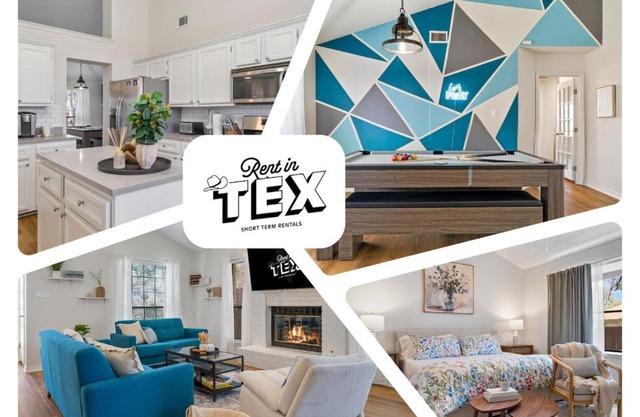 Fun and Stylish Stay with Pool Table and Fire Pit!