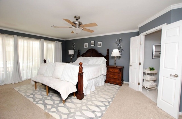 Furnished 4BR/4.5BA Home w/Private Pool & King Suites – Family & Work Ready