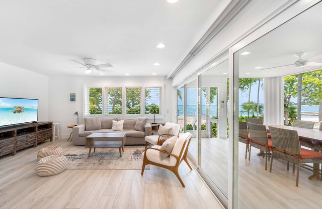 Gardens of the Kai #6: Two-Story Beachfront Villa w/Shared Pool; Walk to Rum Point Club + Kaibo