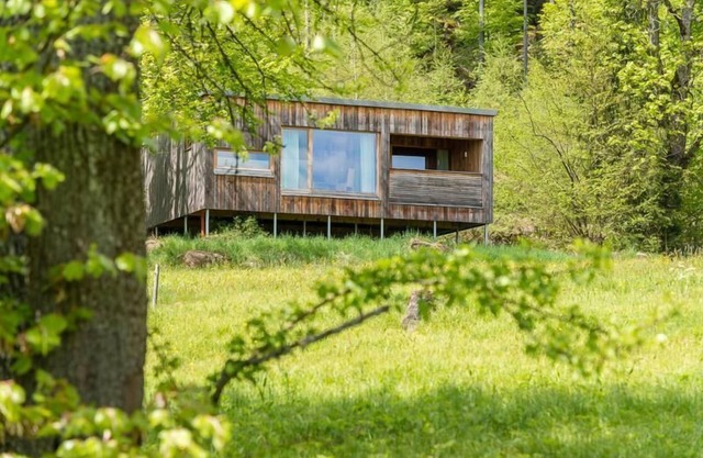 Gemütliches Holzhaus für 4 Personen in ökologischer Bauweise