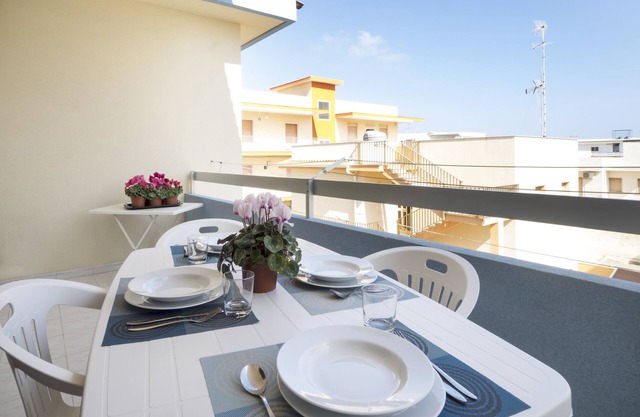 Girasole’s apartment is located in the lovely village of Casuzze.
