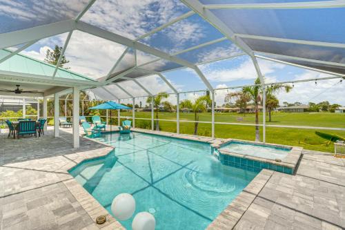Golf Course-Facing Poolside Oasis in Rotonda West!