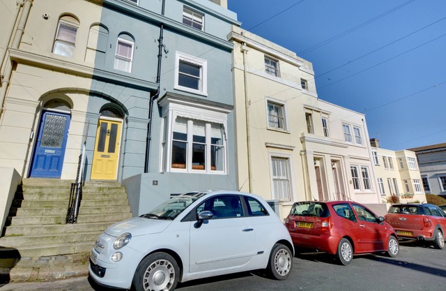 Grade II listed three storey town house enjoying sea views from all floors