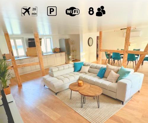 Grand appartement chaleureux