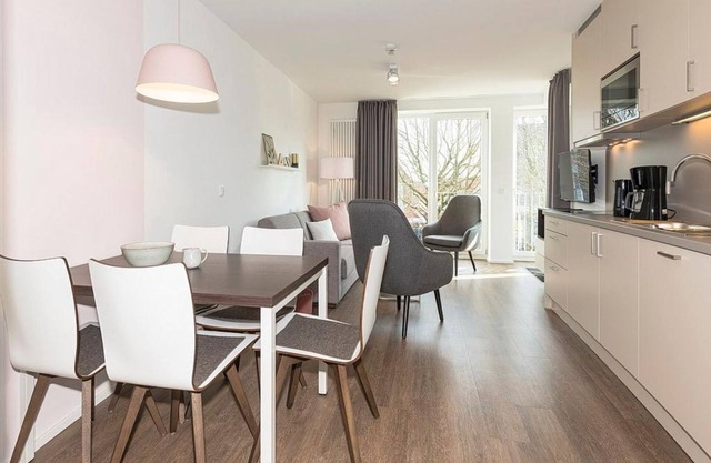 Great family apartment near the beach with sunny loggia and sauna in the house! -