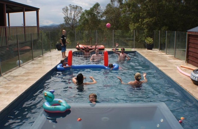 Groups up to14 welcome, with firepit, pool, nature with spectacular views.