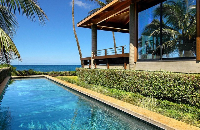 Hale Makai By Parrish Kauai- oceanfront with pool and AC, honeymoon haven at Hal