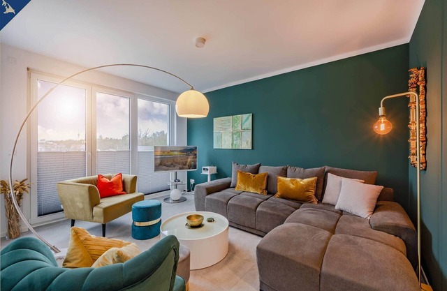 Hochwertiges Ferienapartment in Ruhiger Süd-west Lage mit Sauna, Wlan und Stellp