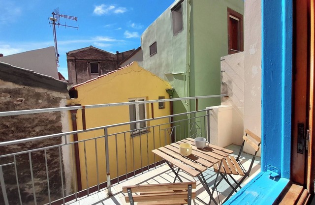 House in Bosa in the historic center