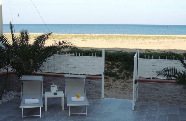 House in front of the beach of Balestrate