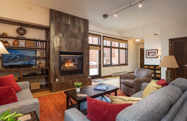 Howelsen Place B211 | Downtown Condo | Private Heated Garage | Fire Pit With Views