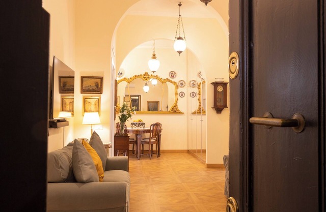 In the heart of the eternal city. One foot in the past, the comforts of the present.