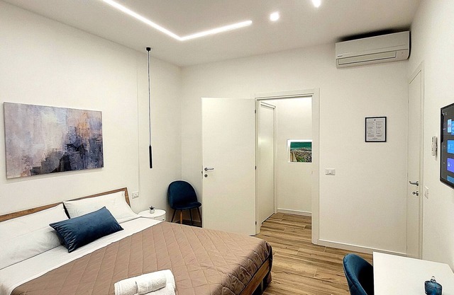 Independent apartment with 2 terraces Kitchen-living room with Laundry-WIFI