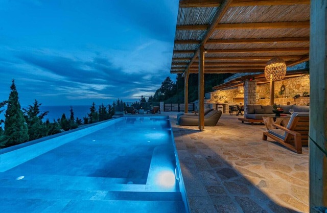 Infinity Pool Paradise with Panoramic Ionian Views