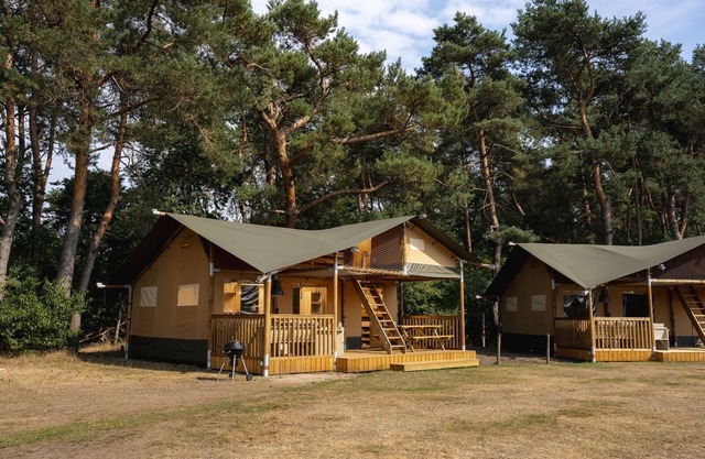 Kamperen Maar met de Luxe van Thuis? Verblijf in een Safaritent Voor 7 Personen bij Wilsumer Berge
