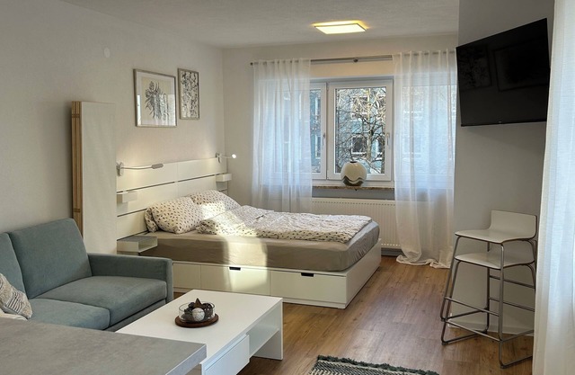 Kempten central 1-room apartment with parking space