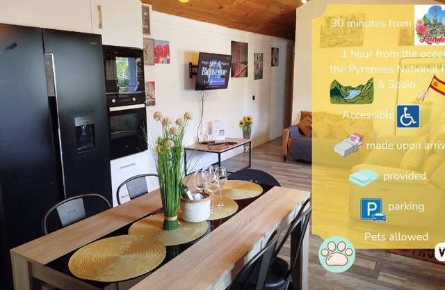 King Henry IV's Getaway in PAU – HOUSE 6 Ppl + BABY Pool SPA Brazier Plancha