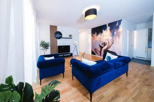 KoCASA-Apartments 03, City-Center Böblingen, Stellplatz, Balkon, Waipu-TV