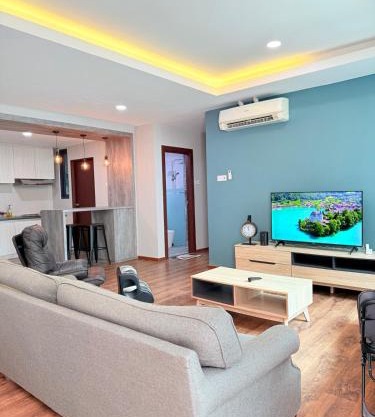 Kuching Vivacity Jazz Suite 4 YM Homestay 3 bedroom 2 bathroom