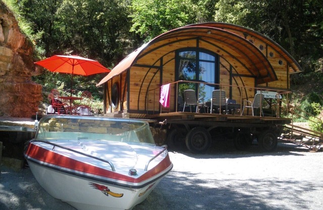 L'1solite unique creation boat jacuzzi tiny house 5 pers-tout confort