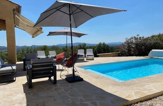 L'oustal de cigales, panoramic view