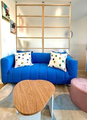 La maison colorée proche de Paris