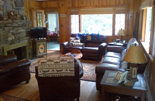 Lake George cabin with private association beach, patio, deck and all amenities!