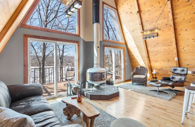 Lakefront Cabin with Loft & Bar in Comstock WI - New Vacation Rental!