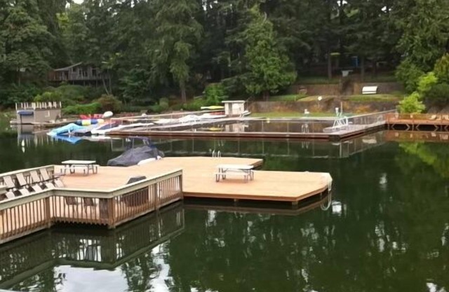 Lakefront Modern with a beautiful view!