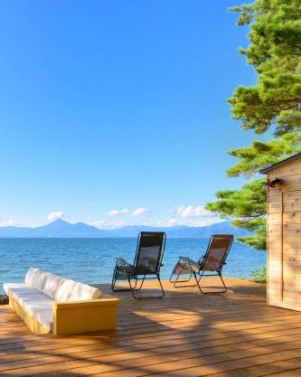 Lakehide Konan - 湖畔の貸別荘 - サウナ使い放題 - 1棟貸切