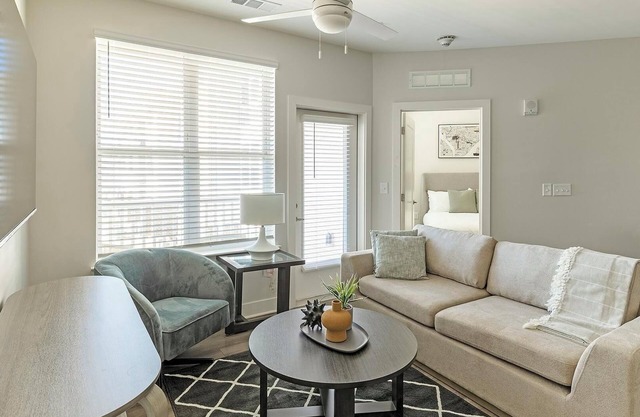 Landing | Modern 2BD, Courtyard, Yoga Studio