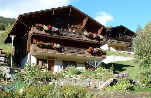 Large apartment on the outskirts of the mountain village Binn, many hiking possibilities