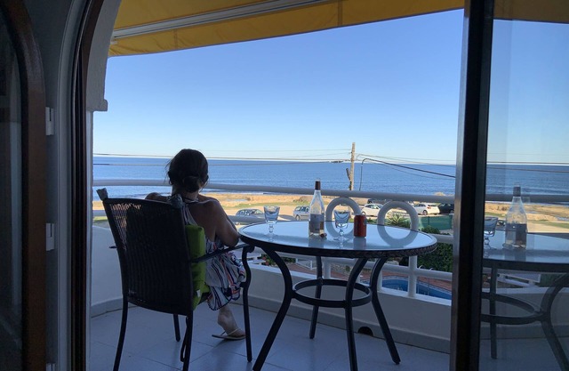 Large Beachfront Apartment with glorious views of Mediterranean.