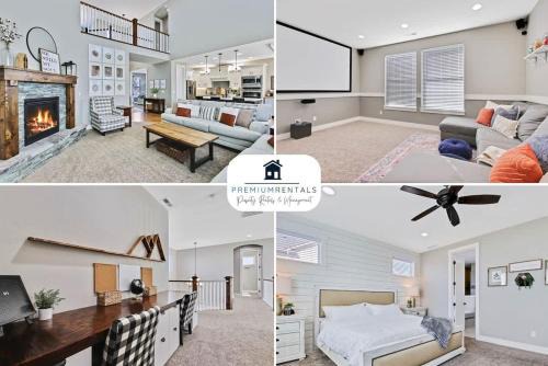 Large Modern 6 Bedroom Farmhouse with Custom Theat