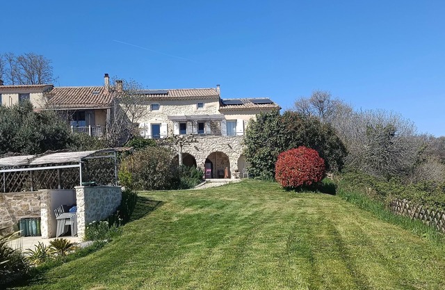 Large, tastefully renovated old house with elegant swimming pool.