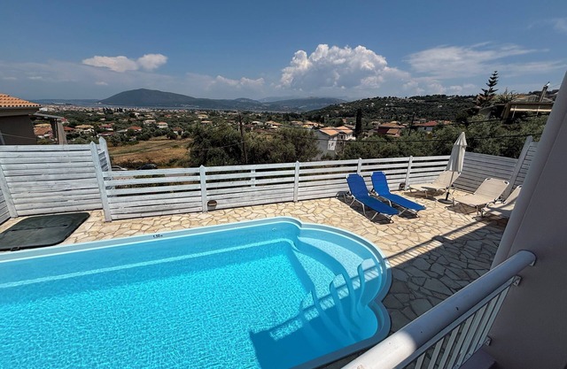 Last Minute Offers at Villa Nikoleta with Private Pool & Views of Lefkada Town